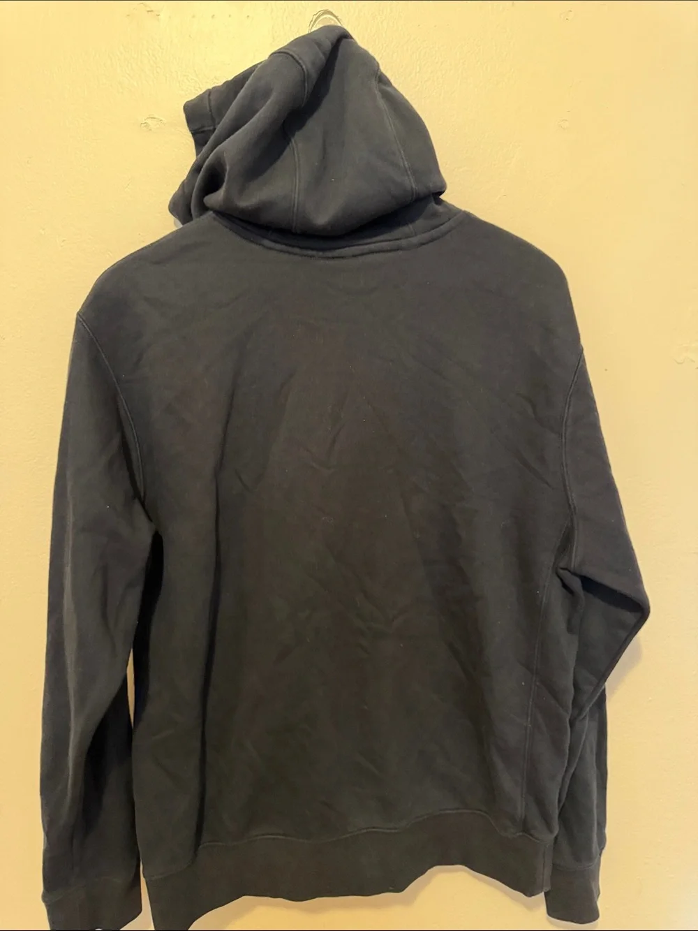 Nike Black Pullover Hoodie with White Swoosh